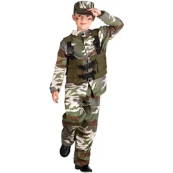 Boland Soldat Kinderkostüm: Uniform (110, 116, 122, 128)