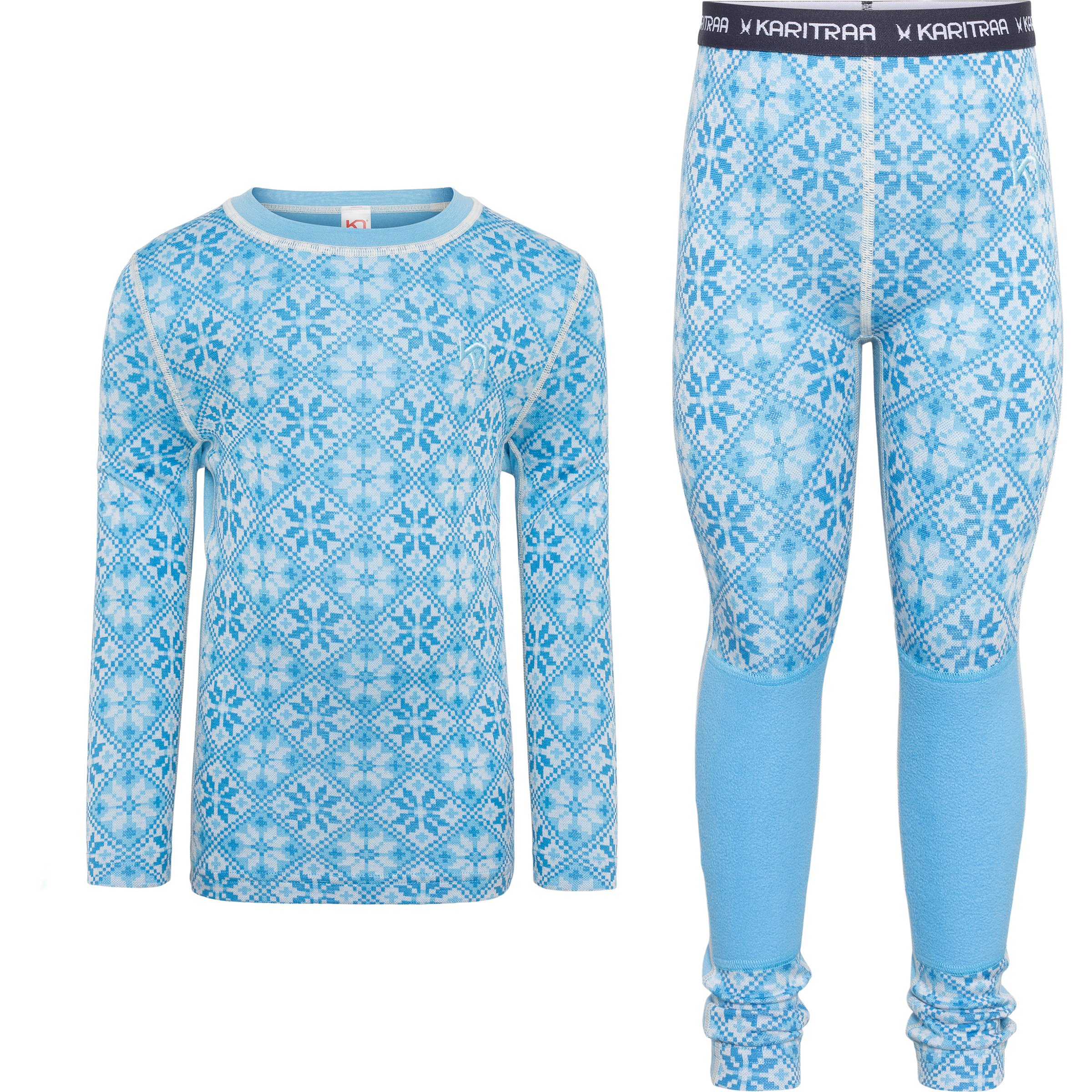 Kari Traa Hennie 2.0 Unterwäsche Set Kinder Unterwäsche Sets blau Größe 120 Hautfreundlich