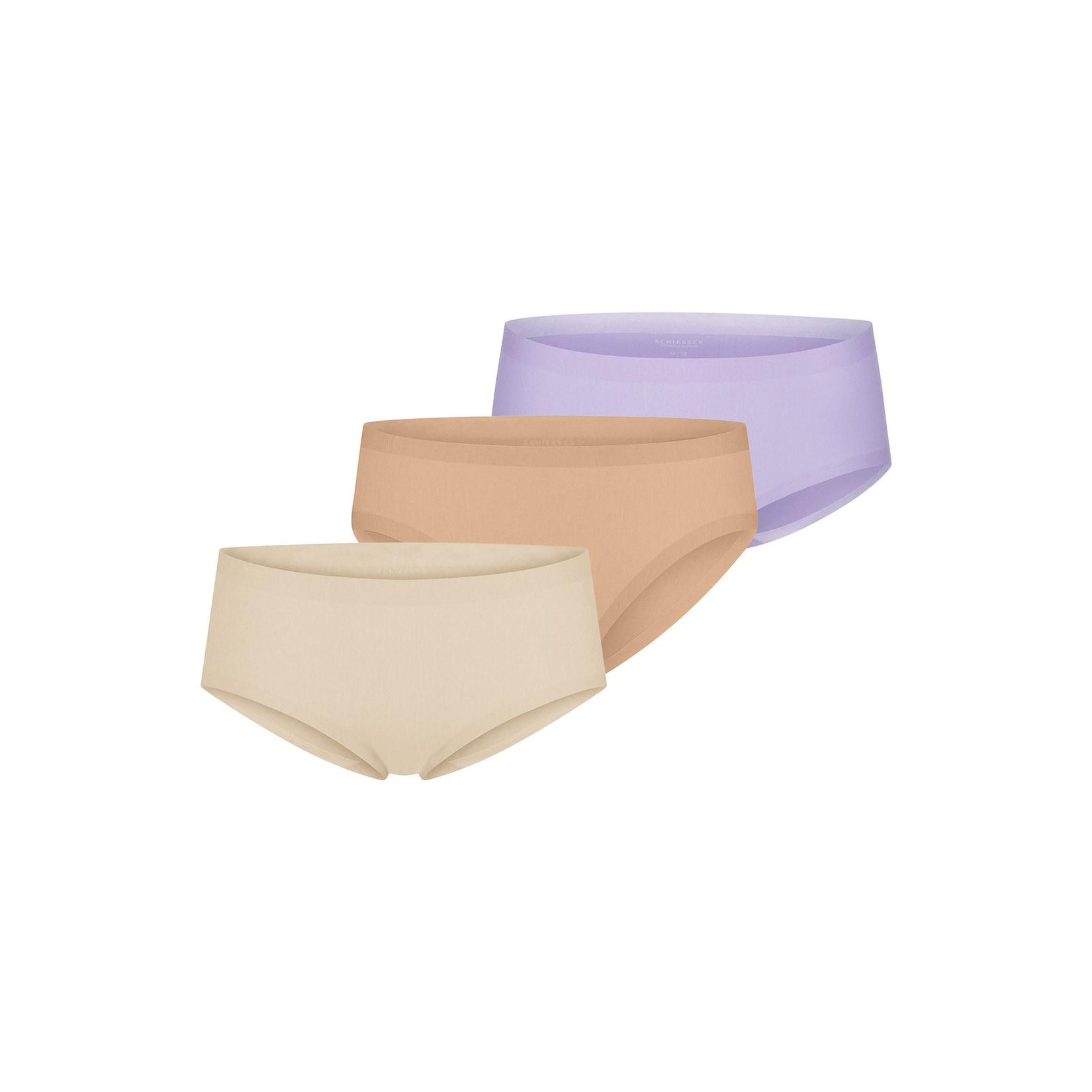 Schiesser Damen Panty Invisible Cotton 3er Pack