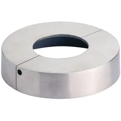 Croso, Türgriff + Türgarnitur, Abdeckrosette zweiteilig, ø 125 mm, Bohrung ø 49 mm,Edelstahl V4A (Türgarnitur)