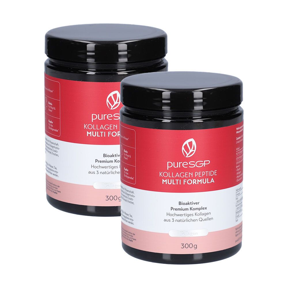 Puresgp Kollagen Peptide Multi Formula Pulver x2 2x300 g