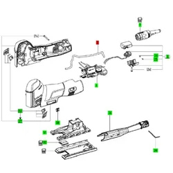 Festool Kabel für PS 400 5xAWG28 310mm