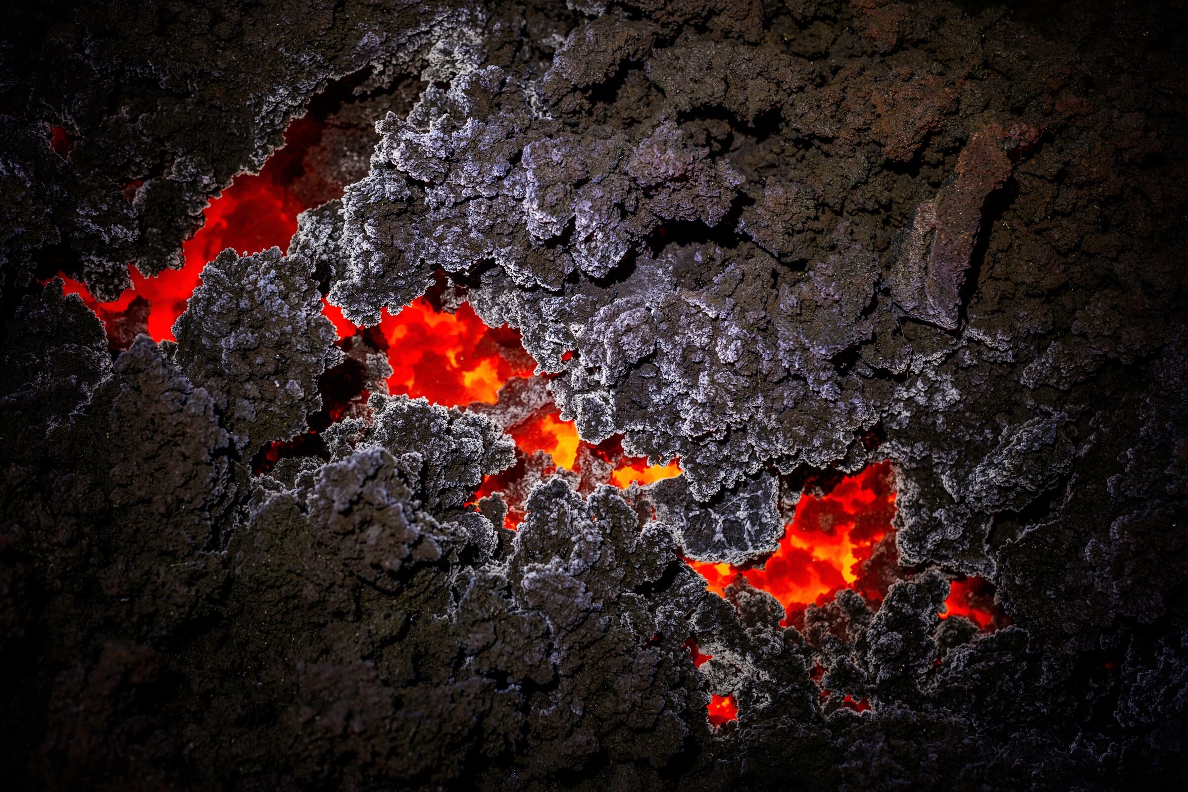 Fototapete PAPERMOON "Photo-Art BARATHIEU GABRIEL, LAVA", bunt, B:4,5m L:2,8m, Vlies, Tapeten