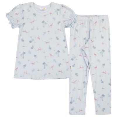Joha - Girl's Summer Pyjamas - Schlafanzug Gr 120 grau