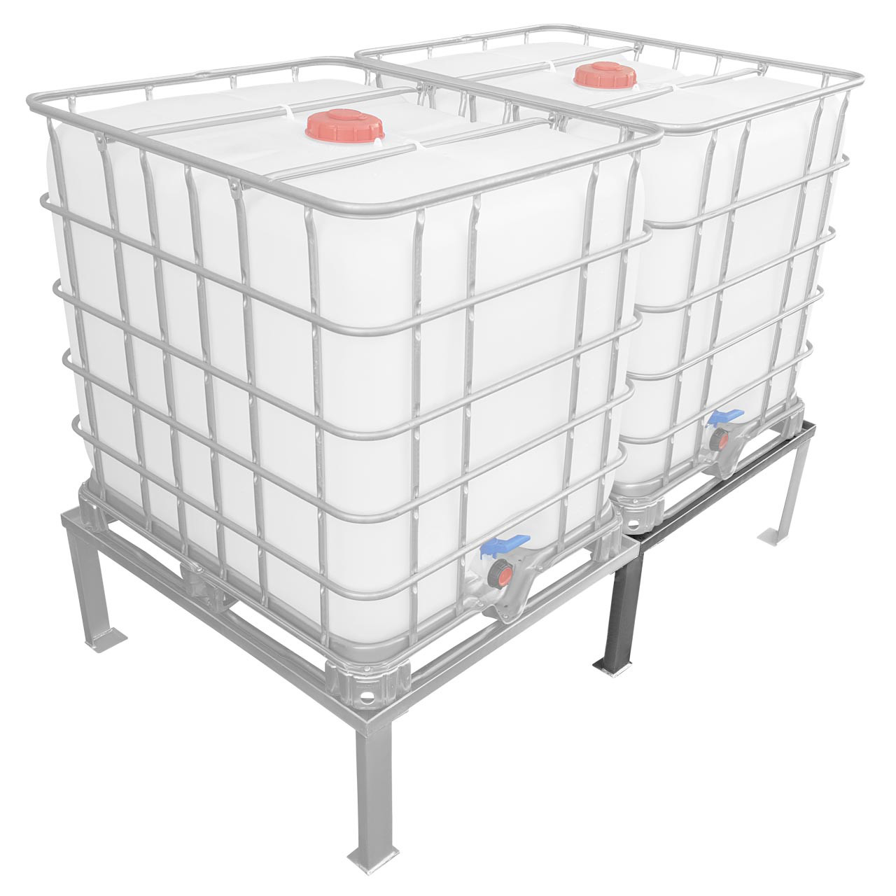 REKUBIK Erweiterungsmodul für IBC Untergestell Podest 120x100cm (1000/1250l IBC)