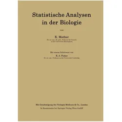 Statistische Analysen in der Biologie, Fachbücher von Kenneth Mather