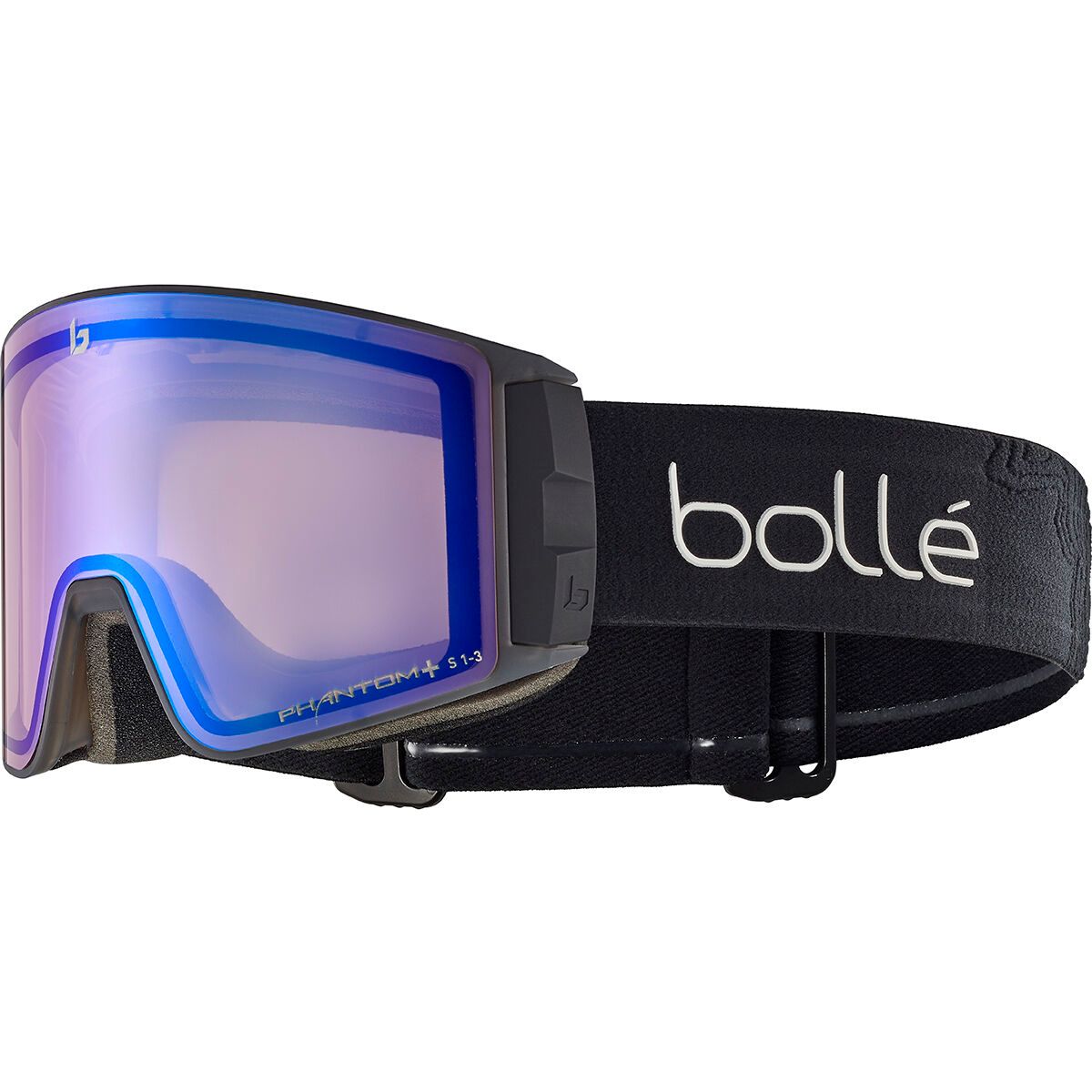 Bollé Blackridge black corp matte - phantom+ semi-polarized photochromic cat 1 to 3 (0012) onesize BO-BG010012