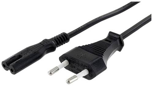 Econ connect NK8SW2 Strom Netzkabel Schwarz 2m