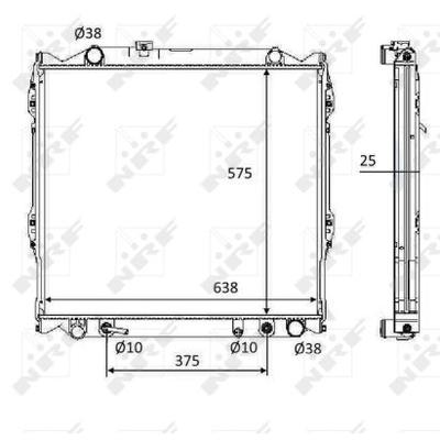 NRF Kühler, Motorkühlung 58648 für TOYOTA