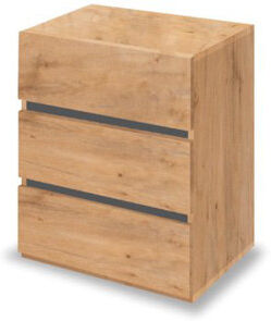 17 Stories Caiden-Jay Closet Island Oak Lancelot
