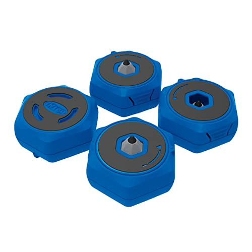 Kreg KFS-Puck multifunctionele antislip projectblokken met uitschuifbare pinnen, 4 stuks