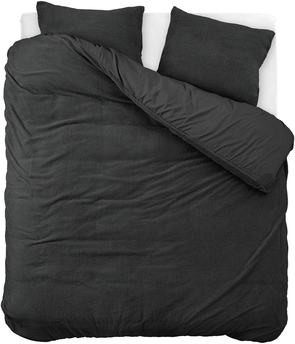 EMSA Teddy dekbedovertrek Antraciet 240 x 220 cm