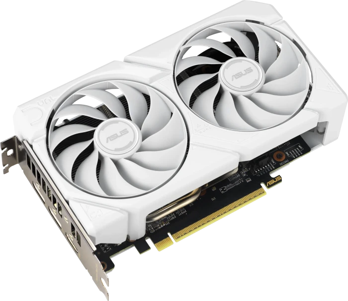 ASUS DUAL Radeon RX 9060 XT 16G WHITE