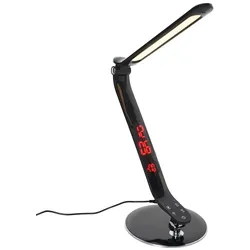 Trio LED Tischleuchte RL193, Schreibtischleuchte Büroleuchte Tischlampe, Dimmer Wecker Timer