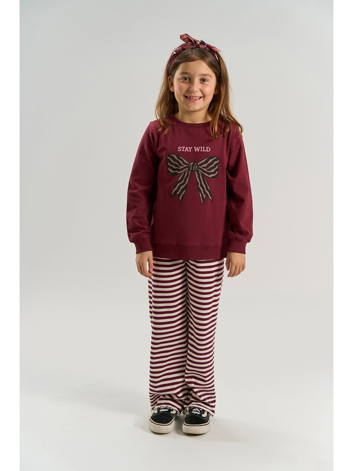The NEW Sweatshirt "Vonnie" in Bordeaux - 122/128