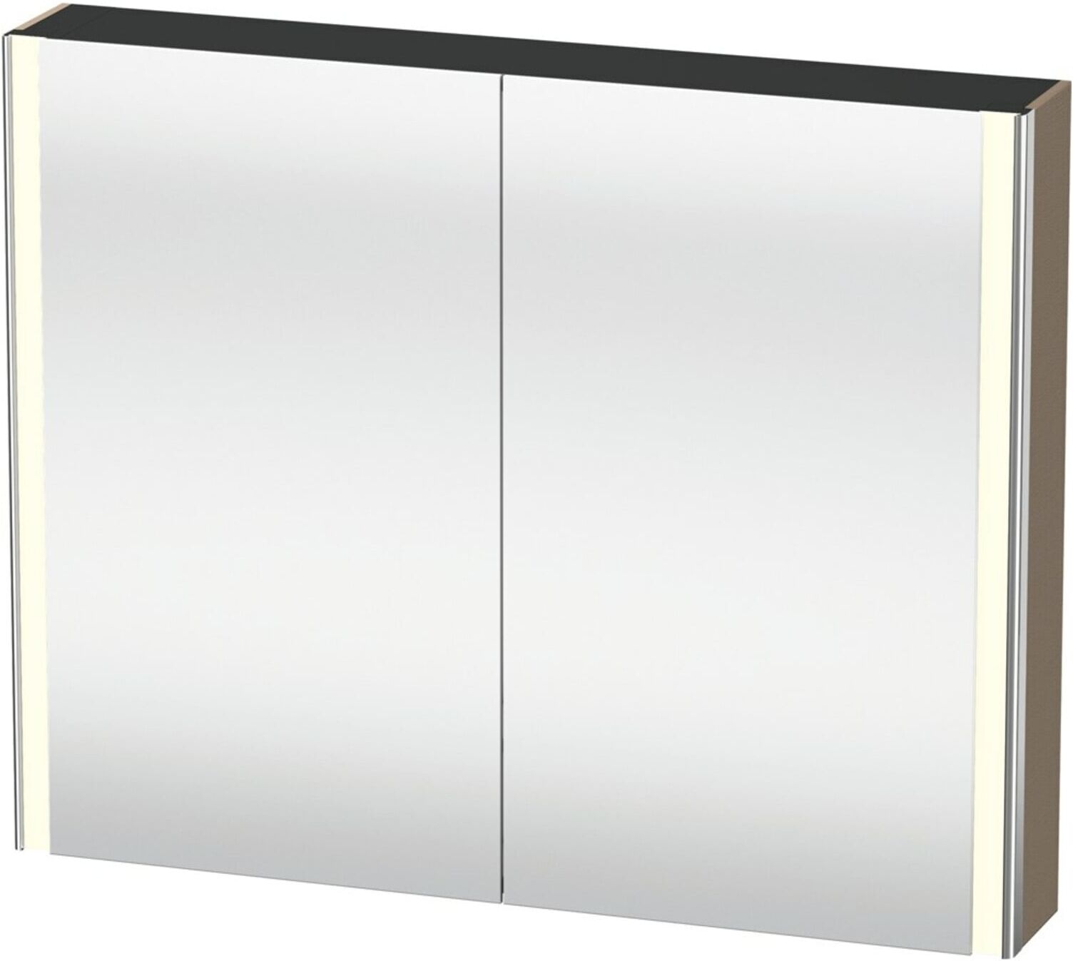 Duravit Uni-Spiegelschrank XSquare Steckd. F 100x80x15,5cm, lei, 2 Tür, LED, wandhängend (XS7113075751000)