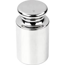 Kern 307-12 Einzelgewicht, OIML-Klasse E1, 2 kg, Knopf, Edelstahl poliert
