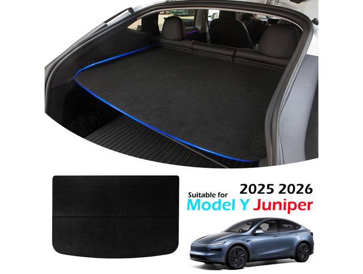 Pare-brise de séparation de coffre pour Tesla modèle Y Juniper 2026 2025, couvercle de flocage de chargement arrière, accessoires de panneau de séparation en couches