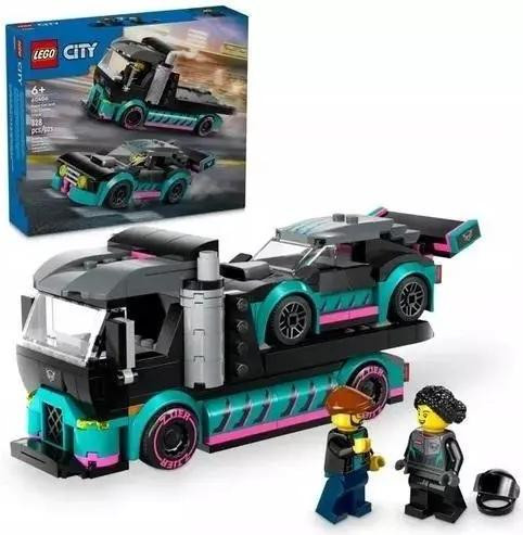 LEGO City Raceauto en transportwagen 60406 (4 stuks)