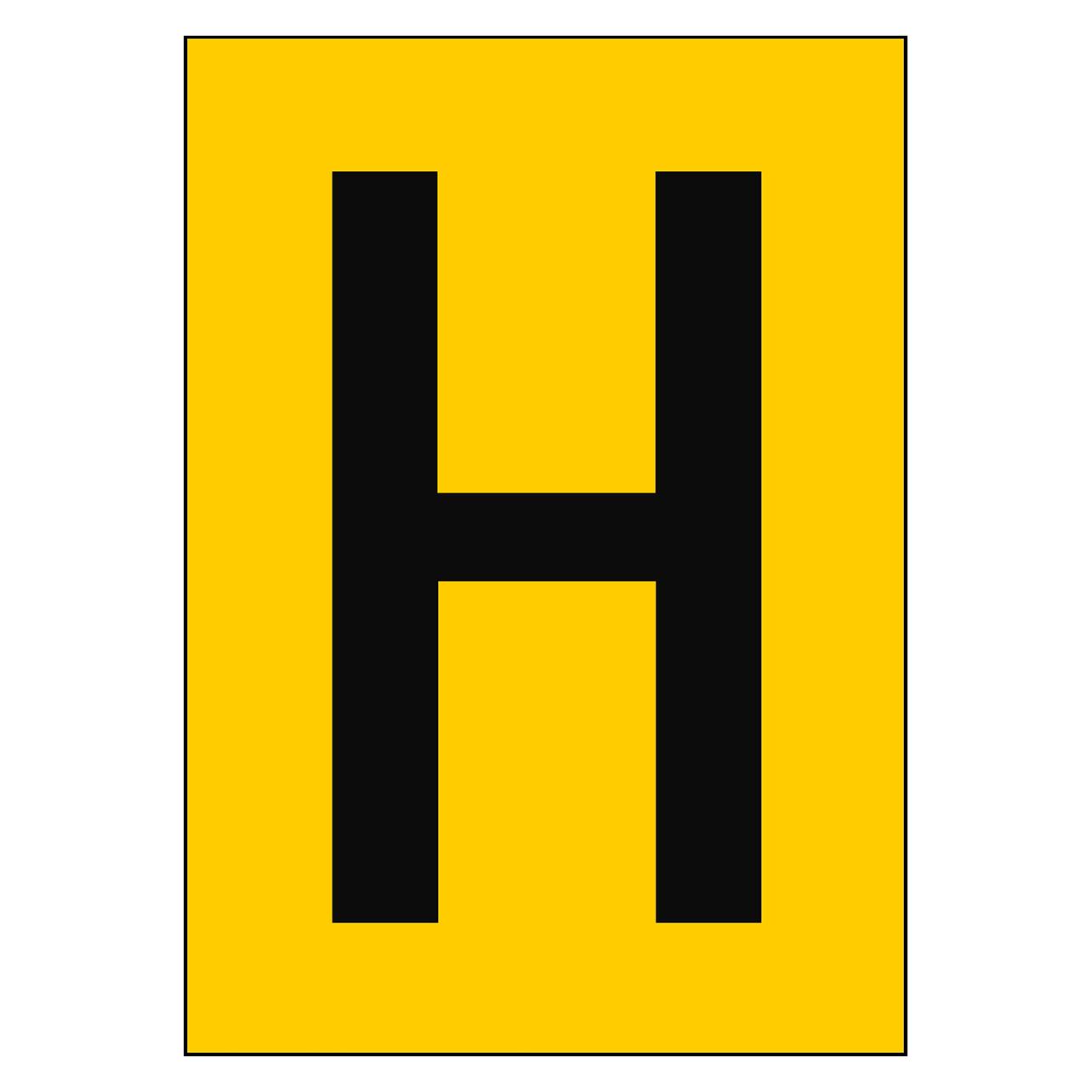 Brady A4-Etiketten mit Zahlen und Buchstaben (NL7541A4YL-H)