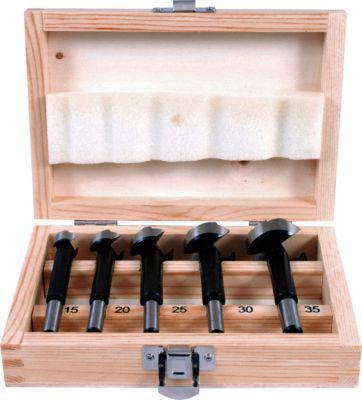 Projahn Forstnerbohrer-Set, 5-teilig, Ø 15-20-25-30-35 mm, Kassette