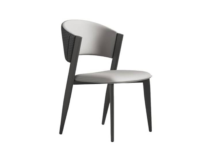 DIANXI Lounge-Sessel Italienischer Leichter Luxus-Esszimmerstuhl, moderner einfacher Hocker, Heimstuhl, Café, Hotel, Rückenlehnenstuhl