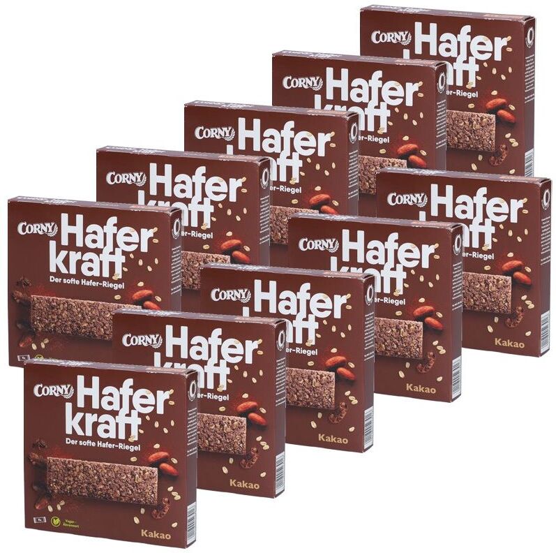 Corny Haferkraft Faltschachtel kakao x10 10x4 St Riegel