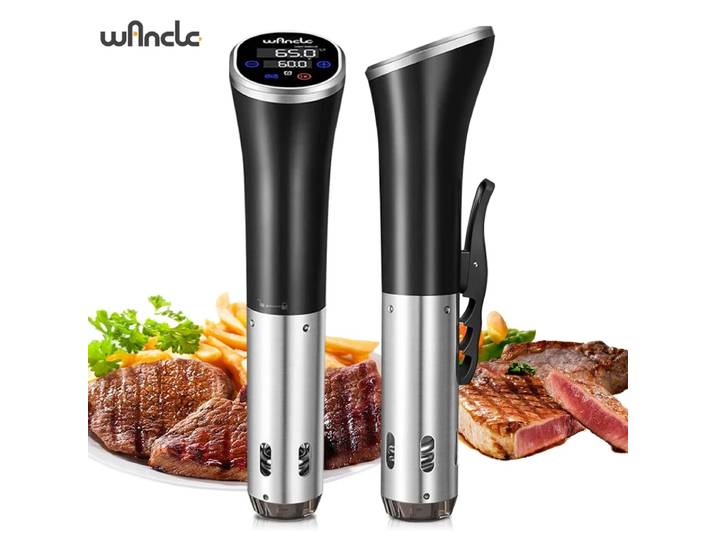 Wancle-Cuiseur Sous Vide à Immersion Étanche IPX7, Mijoteuse avec Affichage Numérique et Fonction de Réservation