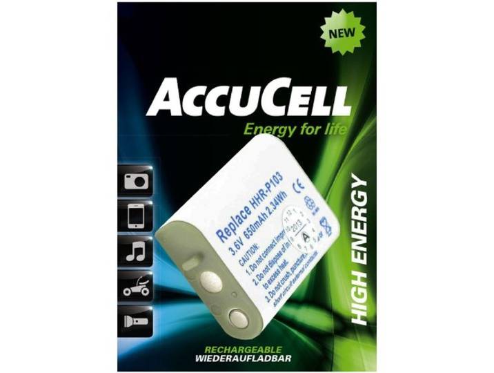 AccuCell Accu compatibel met Panasonic HHR-P103, GP T357, NT70AAAH X 3