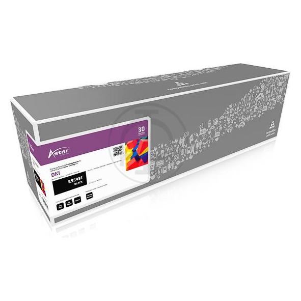 Astar Schwarz  - Tonerpatrone (Alternative zu: OKI 44973512) (BK) (AS11543)