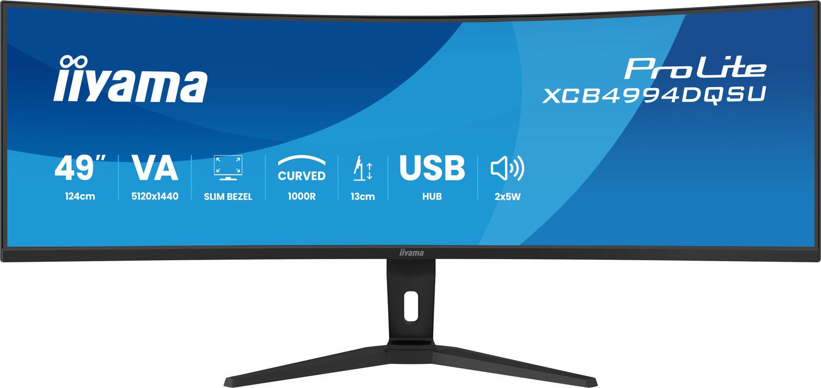 iiyama ProLite XCB4994DQSU-B1 Curved Monitor 124 cm (49")