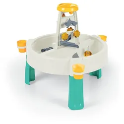 DOLU 2-in-1-Wasser- und Sand-Spieltisch – weiß grün