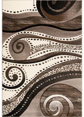 MDA Rugs Rhodes Collection Abstract Swirl Area Rug