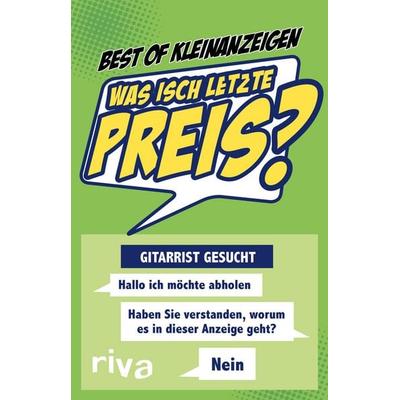 Was isch letzte Preis?, Taschenbuch von , Riva