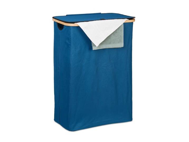 Relaxdays Wasmand met deksel 105 l