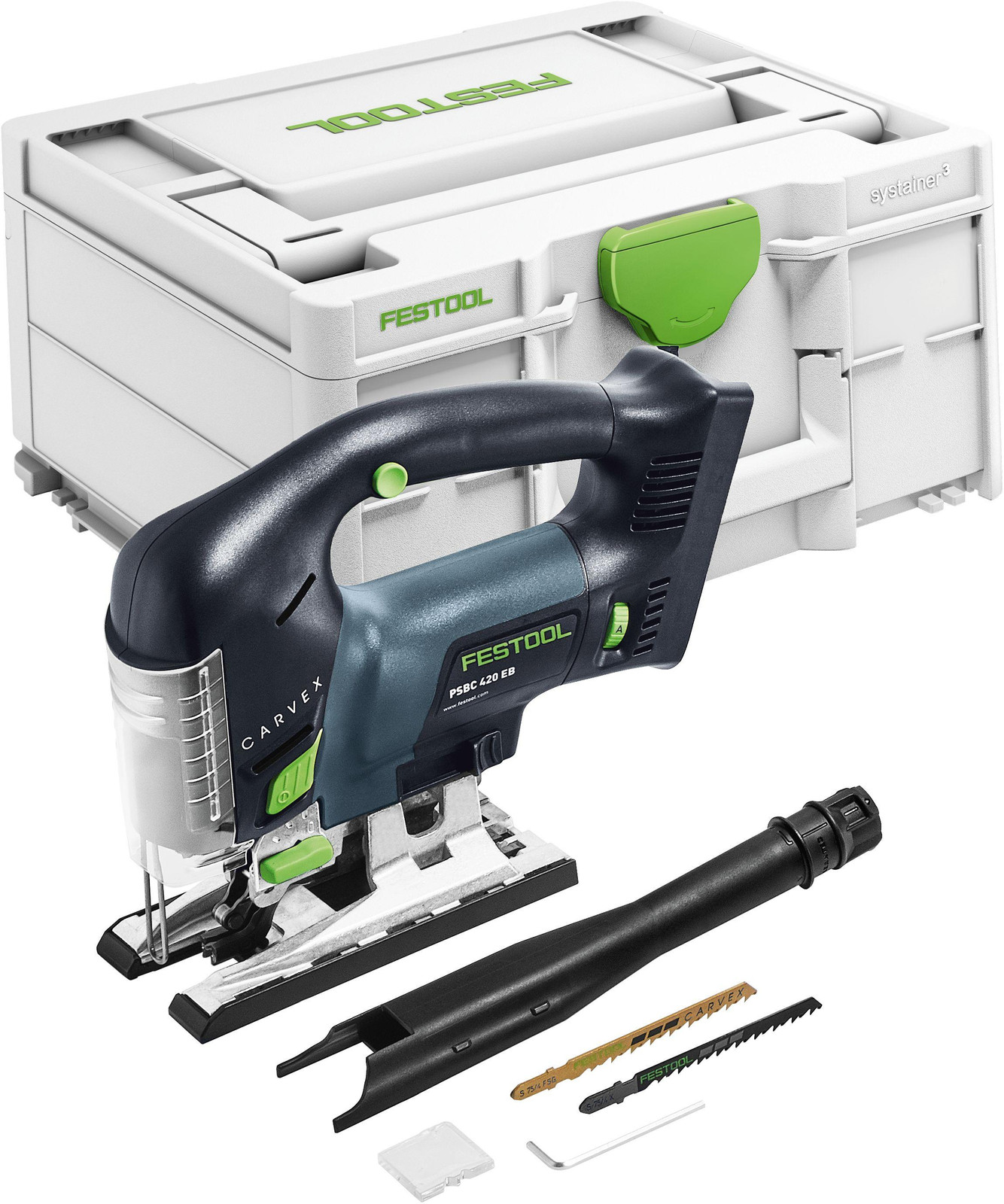 Festool PSBC 420 EB-Basic accu pendelzaag 18 V 120 mm Brushless met Systainer