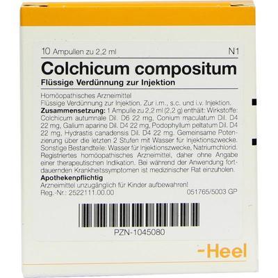 Biologische Heilmittel Heel GmbH COLCHICUM COMPOSITUM Ampullen 10 St 01045080