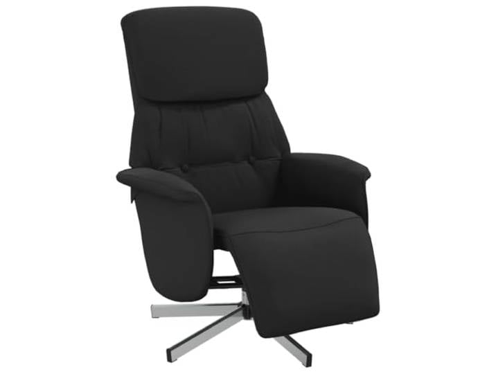 Heofavd Relaxsessel mit Liegefunktion Drehbar Schwarz Stoff