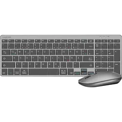 LOGILINK ID0215 - Tastatur-/Maus-Kombination, Bluetooth/Funk, grau, DE