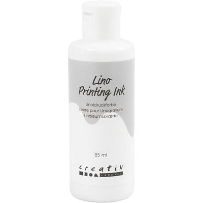 Creativ Company Linoldruckfarbe, Weiß, 85 ml, 1 Fläschchen