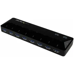 StarTech ST103008U2C (USB-A, 10 Ports), Dockingstation + USB Hub, Schwarz