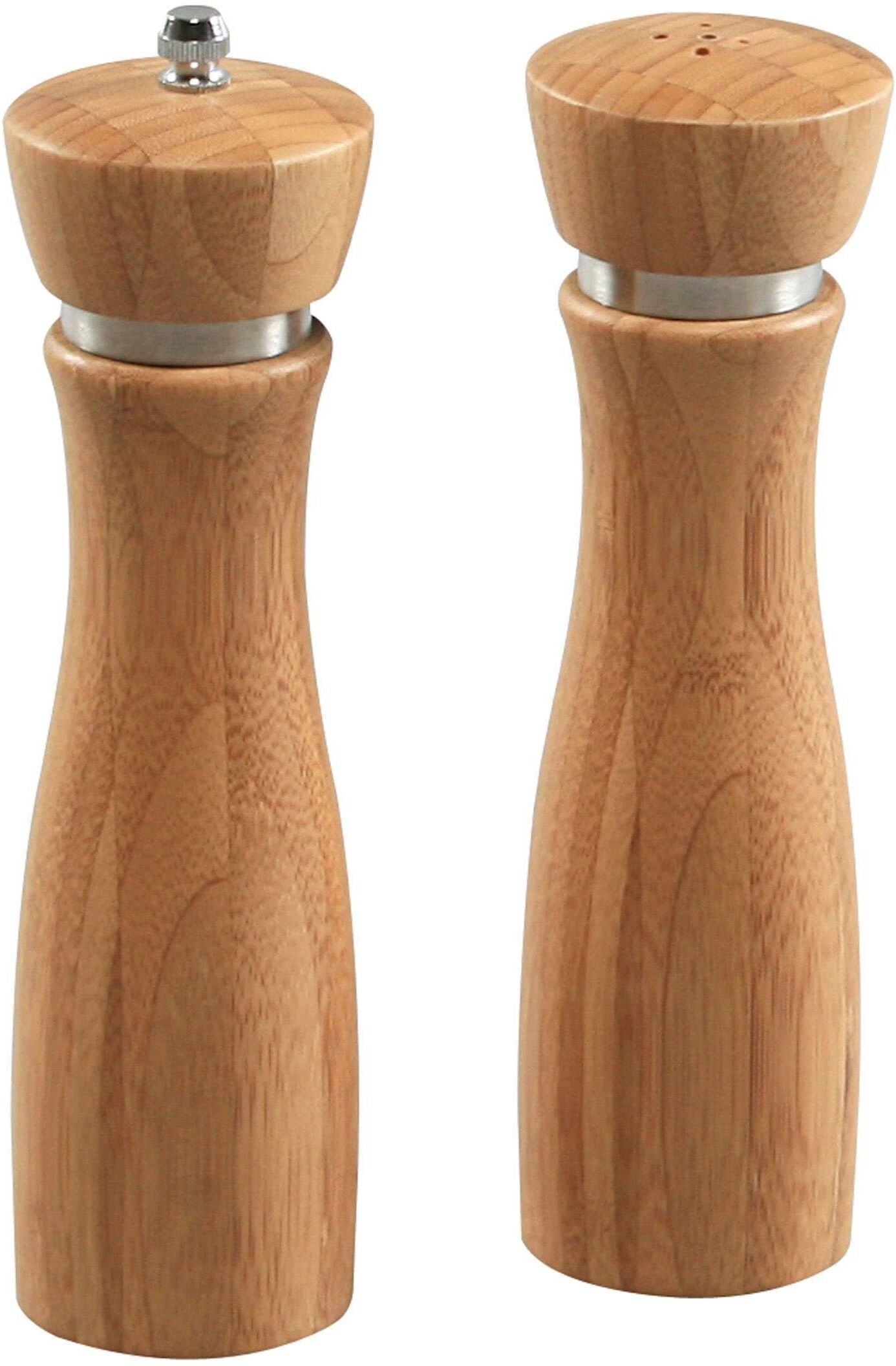Salz- / Pfefferstreuer KESPER "Pfeffermühle", beige (natur), H:21,5cm Ø:6cm, Gewürzstreuer, Salz- / Pfefferstreuer, Mahlgrad einstellbar