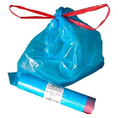 Antalis Abfallbeutel mit Kordelzug 440x520mm blau 20l 25ps/rl - (25 Stk.) (25 Stk.) (50093)