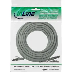 INLINE Patchkabel, U/UTP, Cat,5e, grau, 10m