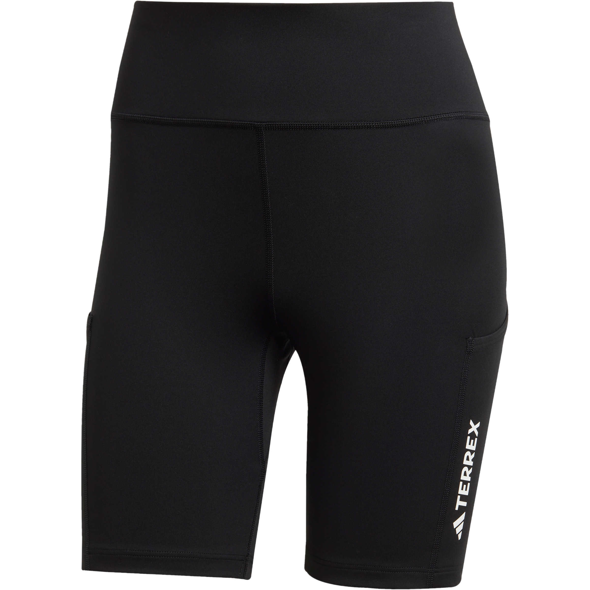 adidas Terrex 8" Multi Tights Damen Laufhose schwarz Größe XS Trekking Elastisch