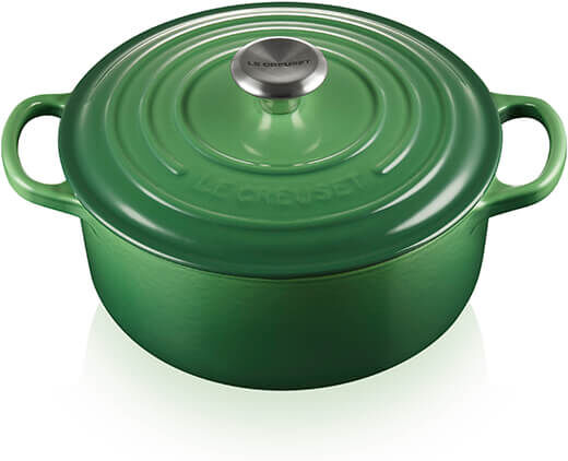 Le Creuset Signature Bamboo Cast Iron 28cm Round Casserole