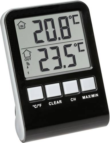 TFA Dostmann Palma Poolthermometer Schwarz