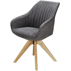 Drehsessel  Relax , grau , Maße (cm): B: 60 H: 83 T: 65.0