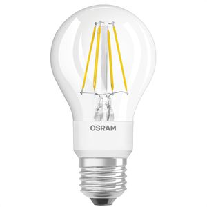 OSRAM LED-Lampe Superstar Classic A Glow Dim, E27, 7W ersetzt 60W, warmweiß, dimmbar