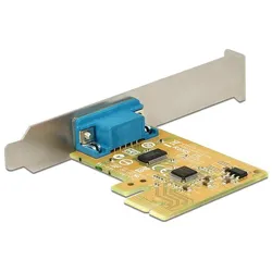 Delock PCI Expr Card 1x D-Sub9 ext + LowProfile, Kontrollerkarte